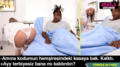 Sarışın hemşire önünde domalınca Ameliyattan önce götten girdi